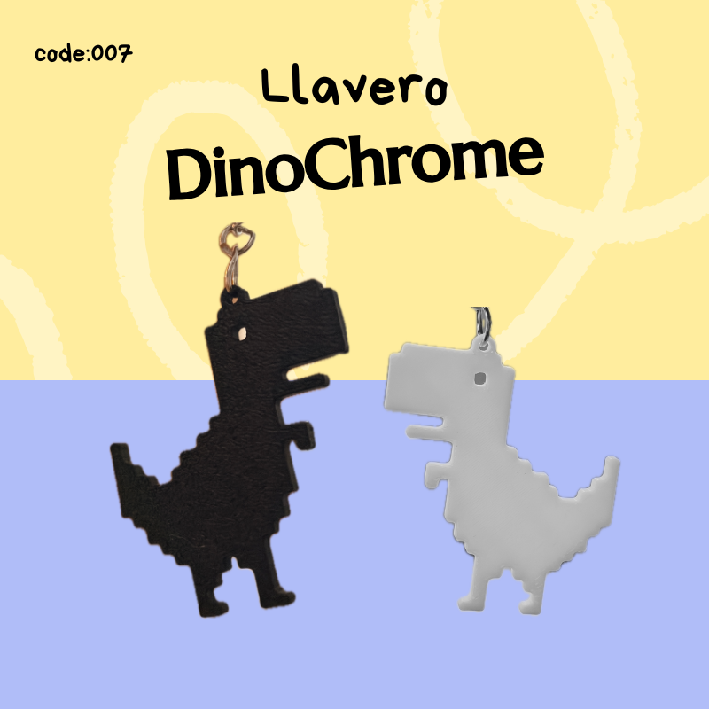 Llavero DinoChrome